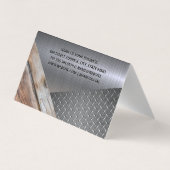 建築建物材料 名刺 (裏面)