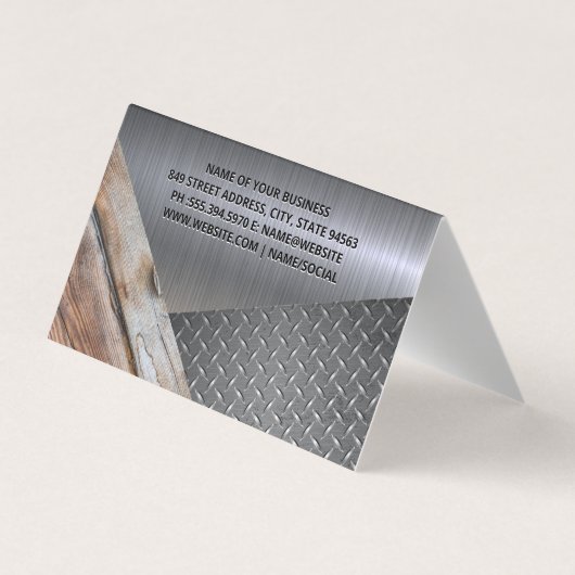 建築建物材料 名刺 (裏面)