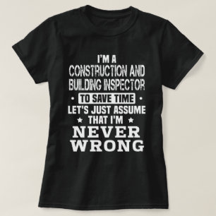 建築建物検査官 Tシャツ