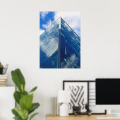 建築建物構造写真 ポスター (ホームオフィス)