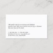 建築建物 名刺 (裏面)