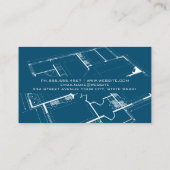 建築建物 | 設計図 名刺 (裏面)