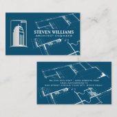 建築建物 | 設計図 名刺 (正面/裏面)