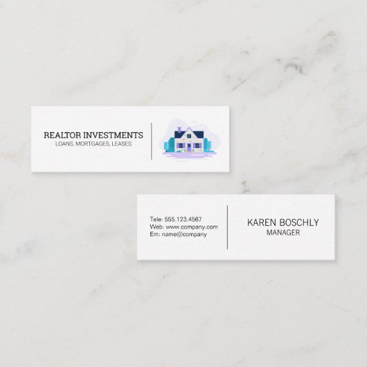 建築建築ホームウィズガーデン スキニー名刺 (正面/裏面)