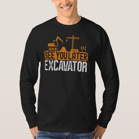 建築後のConcrete Pump Operatorを参照 Tシャツ (正面)