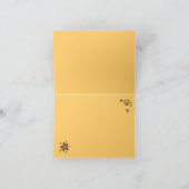 建築感謝していパーティー-お客様のメモカード サンキューカード (内部)