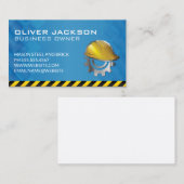 建築懸命ハットロゴ | ビルダー 名刺 (正面/裏面)