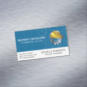 建築懸命帽子 | ギア マグネット名刺 (インサイチュ)