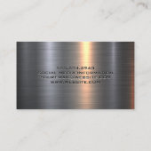 建築懸命帽子 | ブルーカラー契約者 名刺 (裏面)