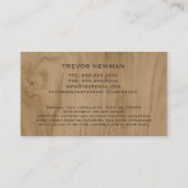 建築手利人大工ツールウッドホワイト 名刺 (裏面)