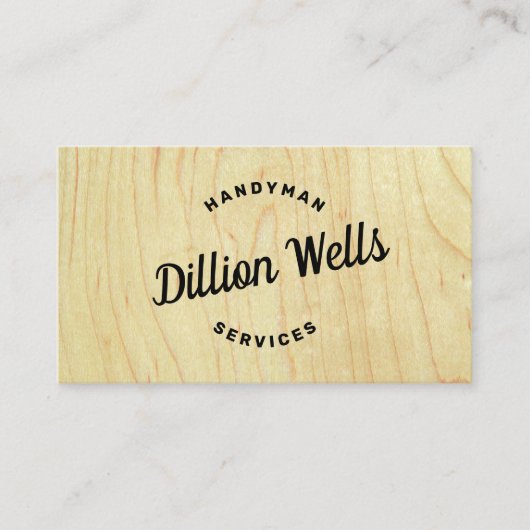 建築手利大工 名刺 (正面)