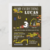 建築手描き誕生日招待状 招待状 (正面)