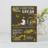 建築手描き誕生日招待状 招待状 (スタンド正面)