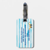 建築手荷物タグの個人用設定が可能 ラゲッジタグ (裏面縦)