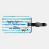 建築手荷物タグの個人用設定が可能 ラゲッジタグ (裏面横)