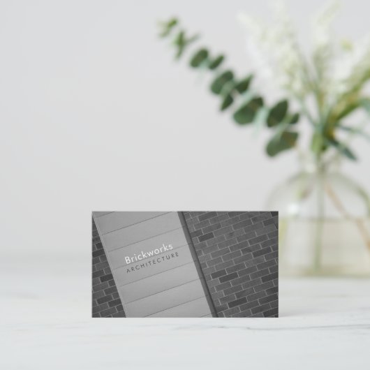 建築抽象芸術 名刺 (スタンド正面)