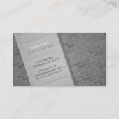 建築抽象芸術 名刺 (裏面)