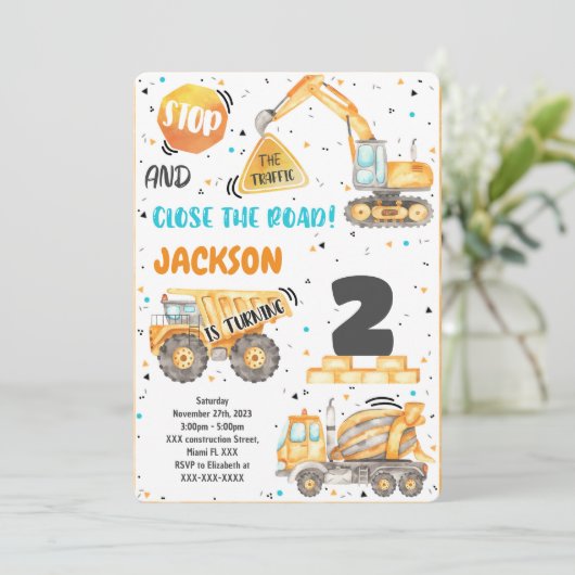 建築招待状 招待状 (スタンド正面)