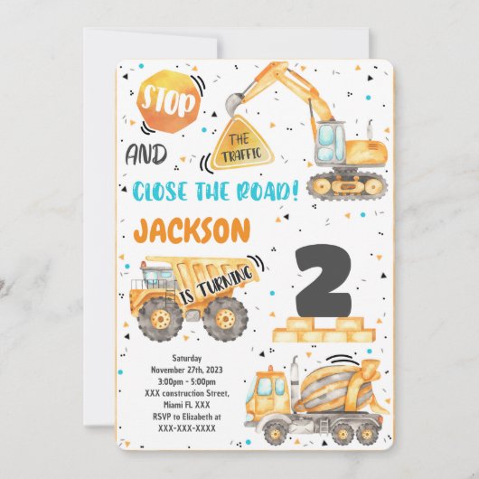 建築招待状 招待状 (正面)