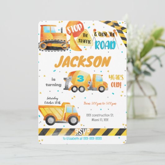 建築招待状 招待状 (スタンド正面)