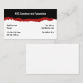 建築掘削事業 名刺 (正面/裏面)