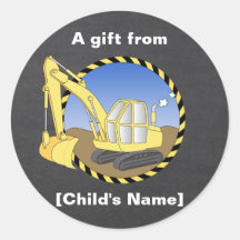 建築掘削機ディガーグッドバッグラベル