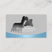 建築掘削機プラントオペレーターブモダンルー 名刺 (正面)