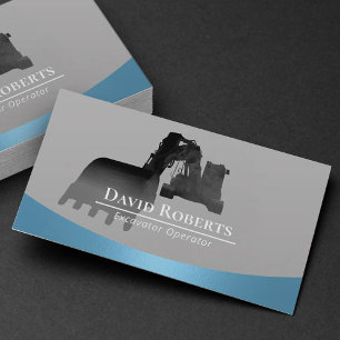 建築掘削機プラントオペレーターブモダンルー 名刺