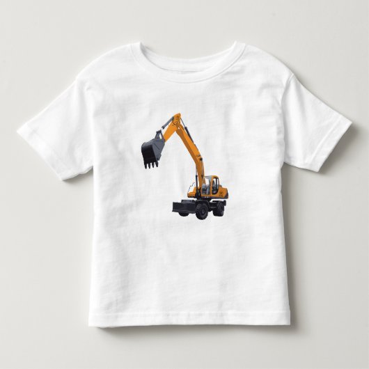建築掘削機 トドラーTシャツ (正面)