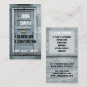 建築改修大工名刺 名刺 (正面/裏面)