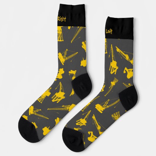 建築柄ソックス ソックス (左)
