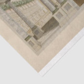 建築柱と彫像の切り離し紙 薄葉紙 (詳細)