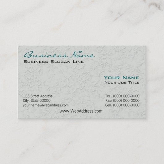 建築業の名刺 名刺 (正面)