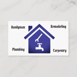 建築業者の名刺のテンプレート 名刺