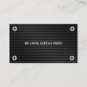 建築業者の名刺 名刺 (裏面)