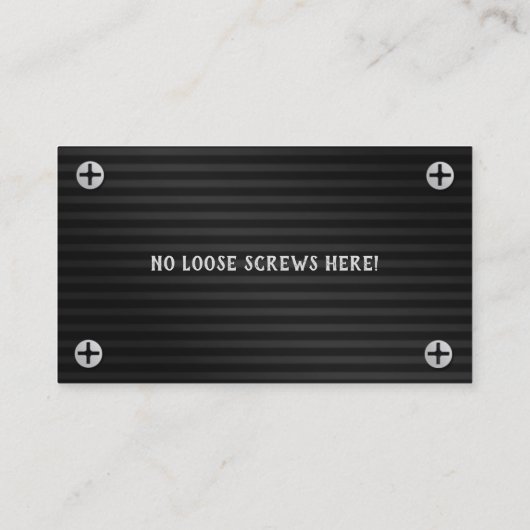 建築業者の名刺 名刺 (裏面)