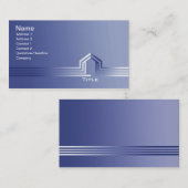 建築業者の名刺 名刺 (正面/裏面)