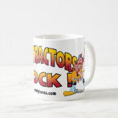 建築業者の石のコーヒー・マグ コーヒーマグカップ (正面右)