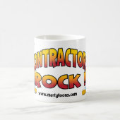 建築業者の石のコーヒー・マグ コーヒーマグカップ (中央)