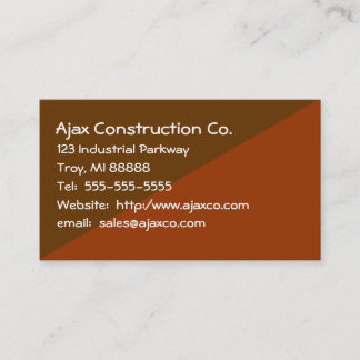 建築業者用建築カード 名刺