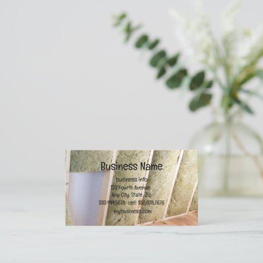 建築業者被覆 名刺 (スタンド正面)