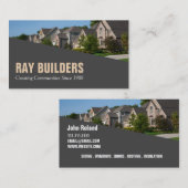 建築業者請負業者建築 名刺 (正面/裏面)