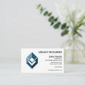 建築業者開発不動産実在代理店 名刺 (スタンド正面)