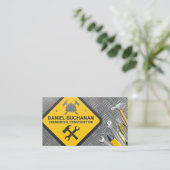 建築標識 |ハードウェアツール |鉄鋼 名刺 (スタンド正面)