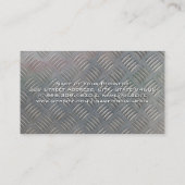 建築標識 |ハードウェアツール |鉄鋼 名刺 (裏面)