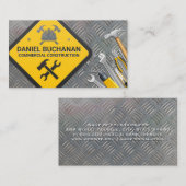 建築標識 |ハードウェアツール |鉄鋼 名刺 (正面/裏面)