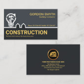 建築樹球縁ど建物請負業者 名刺 (正面/裏面)