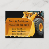 建築機器レンタル 名刺 (正面)