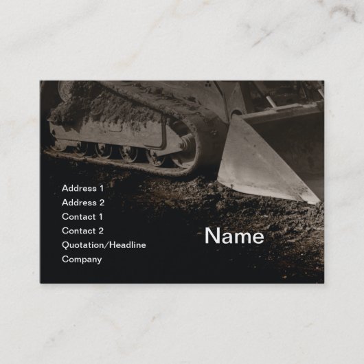 建築機器 名刺 (正面)