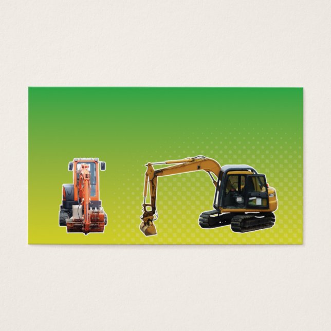 建築機械式掘削機 (正面)